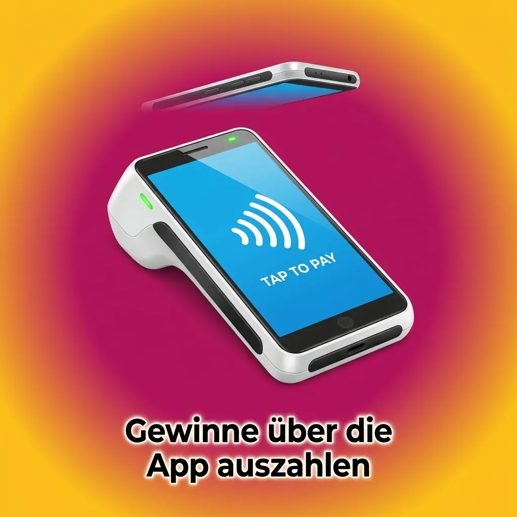 Casino-App Auszahlungsmenü mit Optionen für Banküberweisung, MiFinity, Ezee Wallet und Krypto